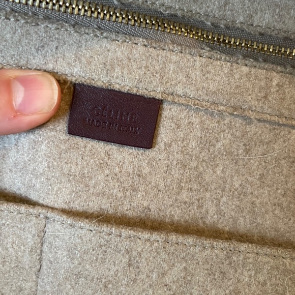 Celine Cabas Phantom Bag Small—Burgundy - Picture 9 of 10